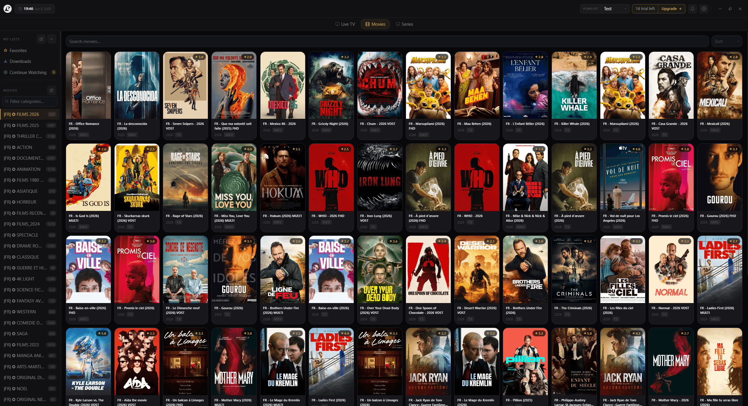 Lilium Player — Movies